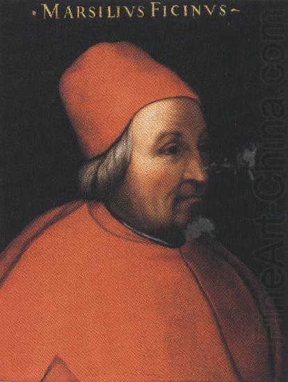 Cristofano dell'Altissimo,Portrait of Marsililo Ficino (mk36), Sandro Botticelli